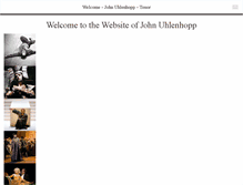 Tablet Screenshot of johnuhlenhopp.com